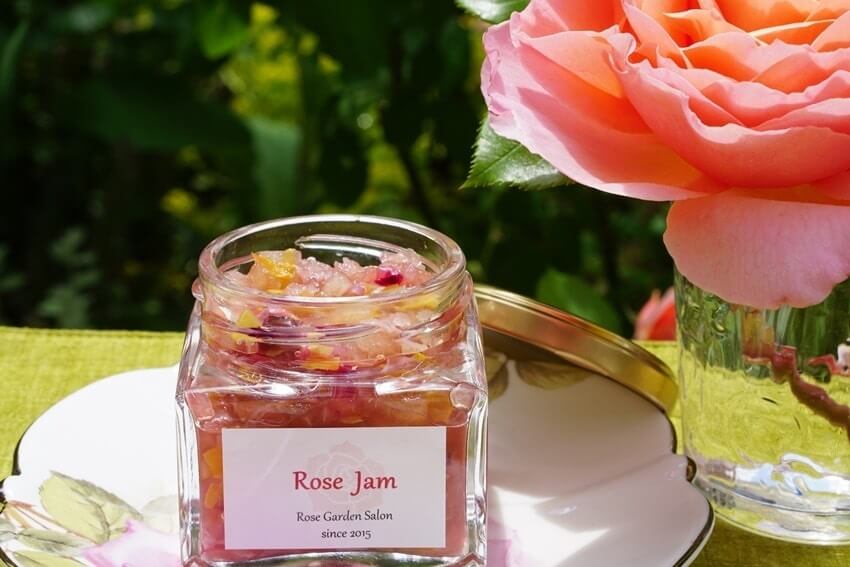 バラジャム春限定 咲きたてのバラが香る至福の味わい ローズガーデンサロン