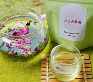バラ緑茶